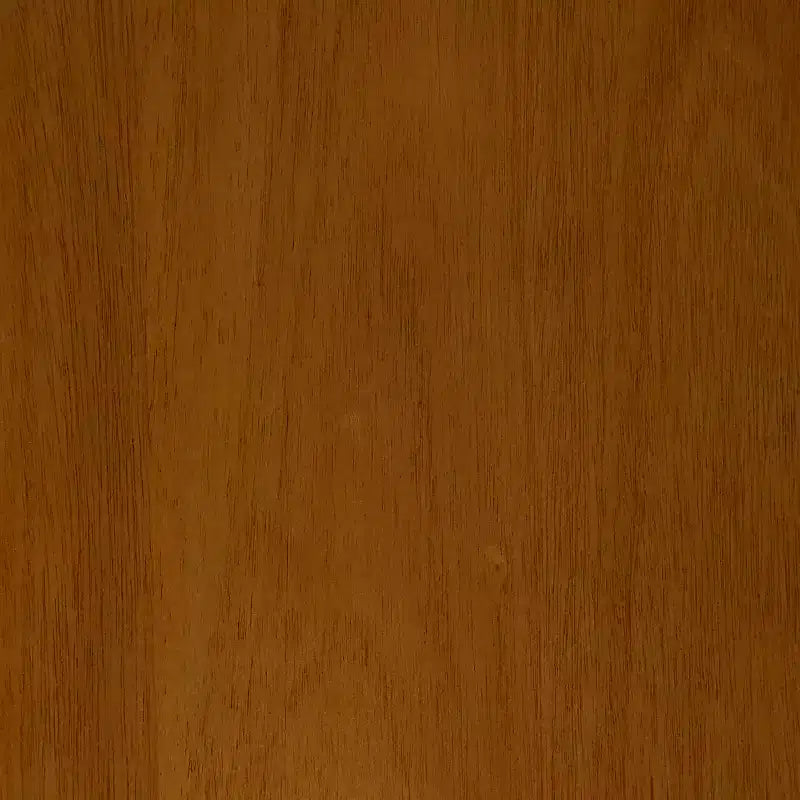 Table d'appoint de 61 cm de hauteur en bois marron avec plateau en forme de cale, 1 pièce