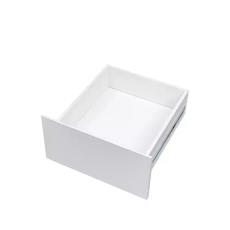 Meuble de rangement pour garde-manger en bois blanc de 40 cm avec tiroirs