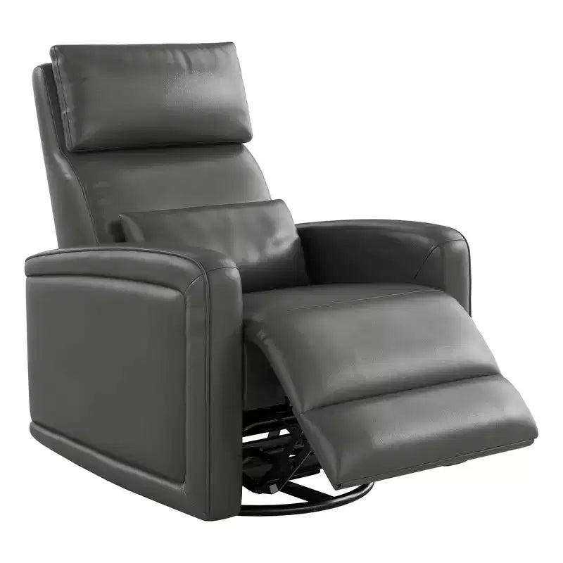 Manual recliner, 360 rotating rocking chair, single sofa with ergonomic backrest, suitable for living room