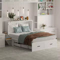 Famapy Space - Saving Full-Size Murphy Bed: Foldable Design, Built - in Storage  Ideal for Bedrooms