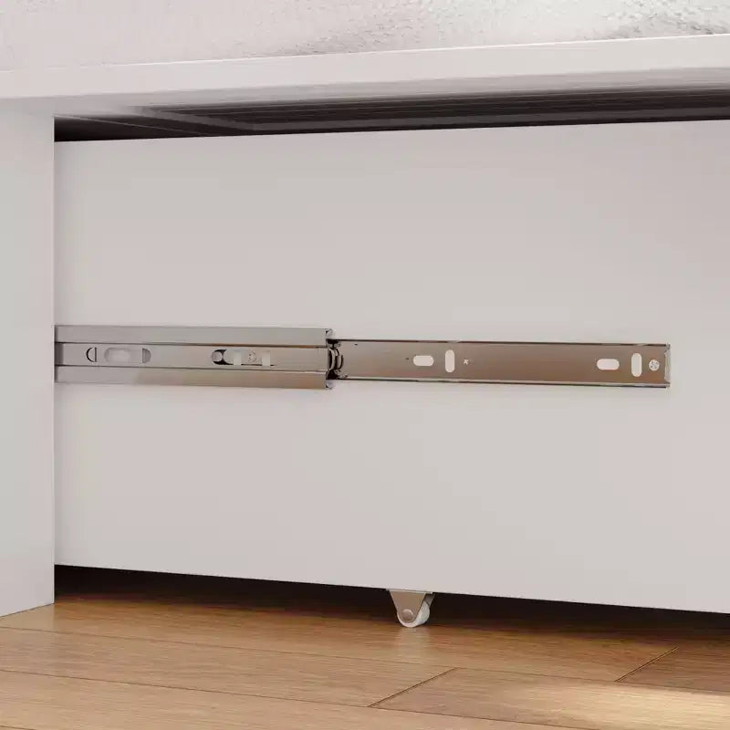 Saving Full-Size Murphy Bed: Foldable Design, Built - in Storage Ideal for Bedrooms