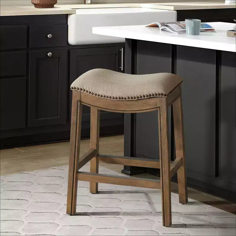 Williston Couner Height Stool w/Nail Heads