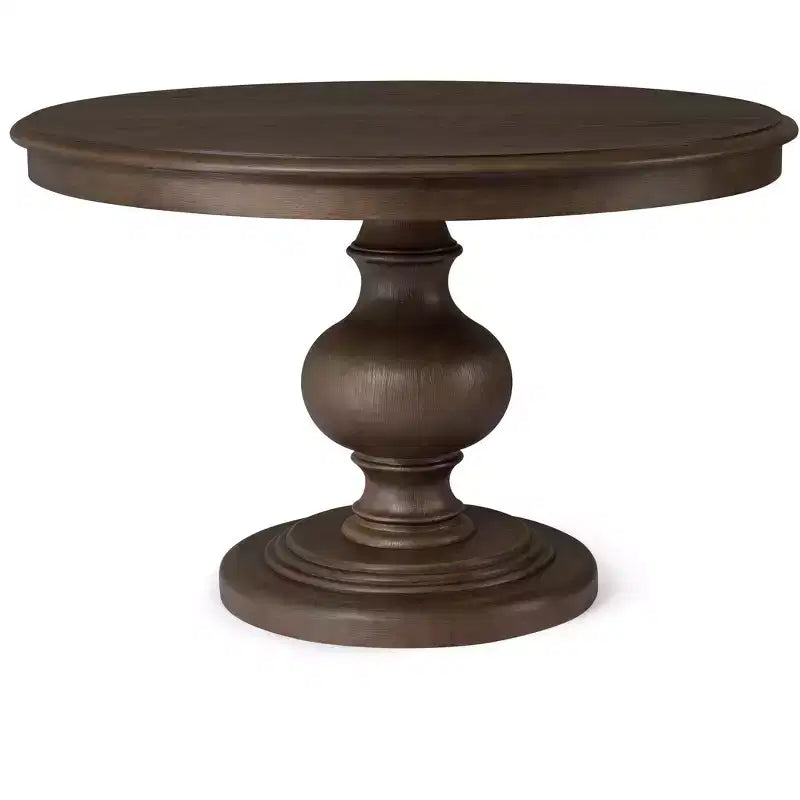 Maven Lane Zola Classical Round Wooden Dining Table