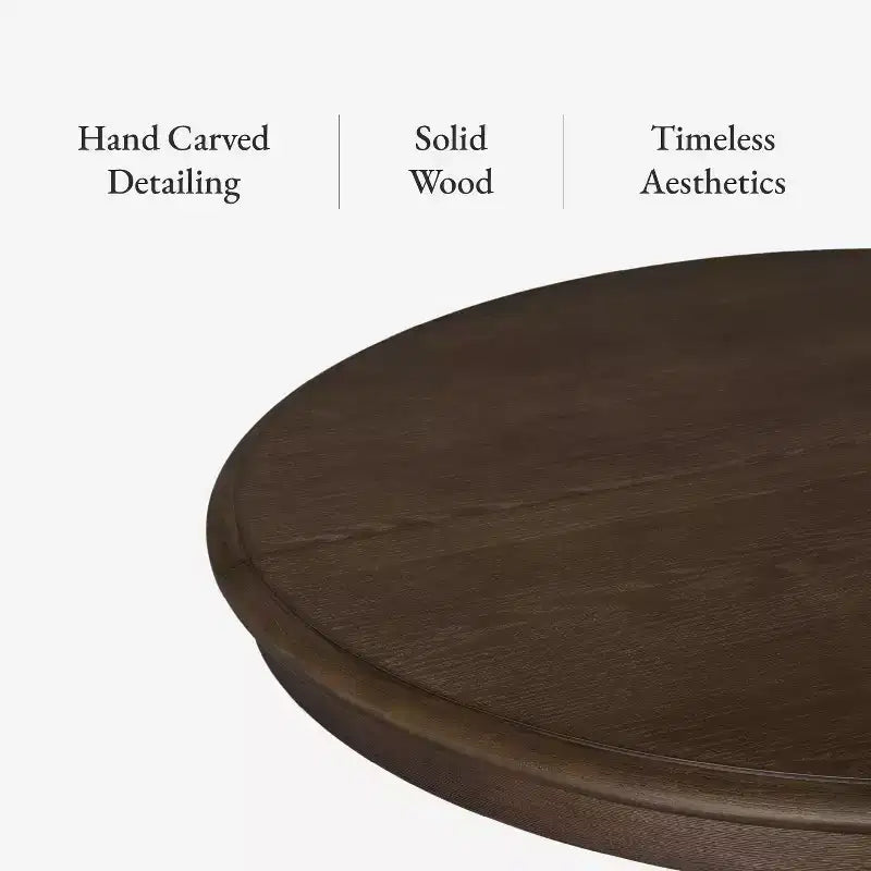 Classical Round Wooden Dining Table