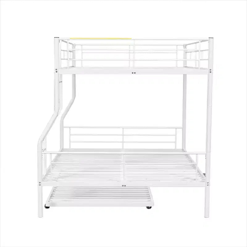 Lits superposés en métal avec lit gigogne, cadre de lit superposé robuste pour enfants, adolescents et adultes