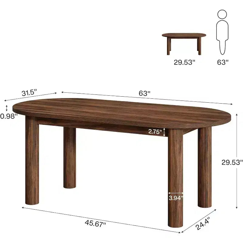 63 pouces Bureau de direction, Bureau d'ordinateur en bois, Grande table de travail de bureau Meuble de bureau Poste de travail pour bureau à domicile