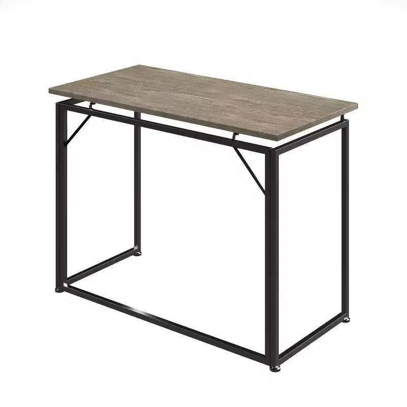Bureau informatique peu encombrant de 99 cm, bureaux de télétravail avec pieds en métal, bureau debout pour salon, salle de lecture, bureau d'étude