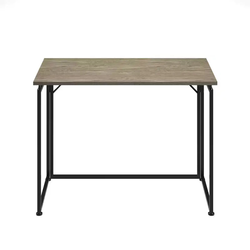 Bureau informatique peu encombrant de 99 cm, bureaux de télétravail avec pieds en métal, bureau debout pour salon, salle de lecture, bureau d'étude