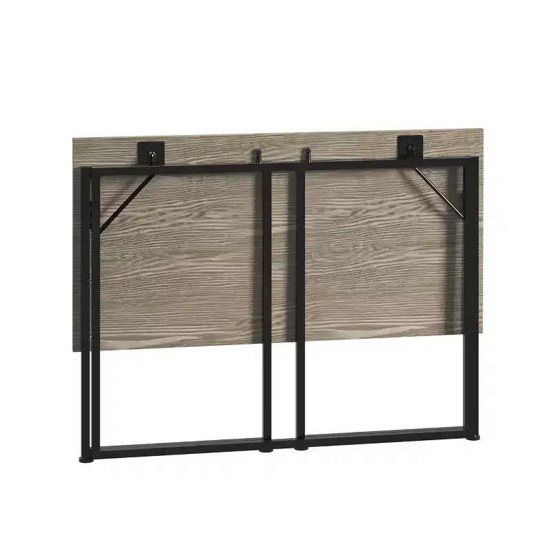 Bureau informatique peu encombrant de 99 cm, bureaux de télétravail avec pieds en métal, bureau debout pour salon, salle de lecture, bureau d'étude