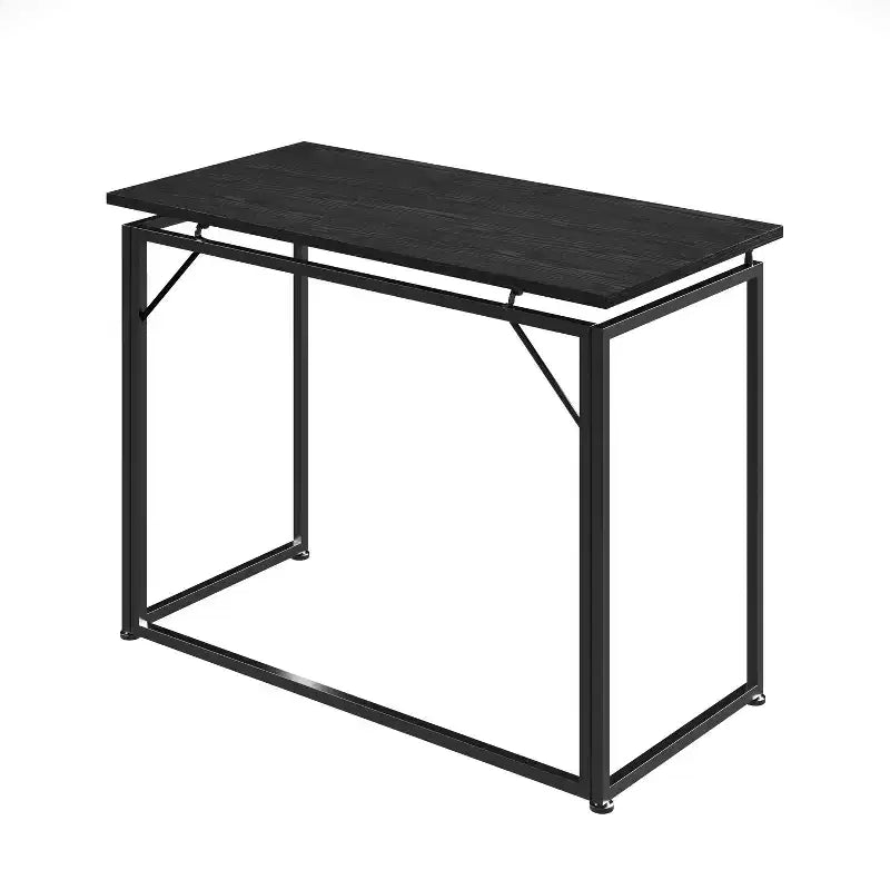Bureau informatique peu encombrant de 99 cm, bureaux de télétravail avec pieds en métal, bureau debout pour salon, salle de lecture, bureau d'étude