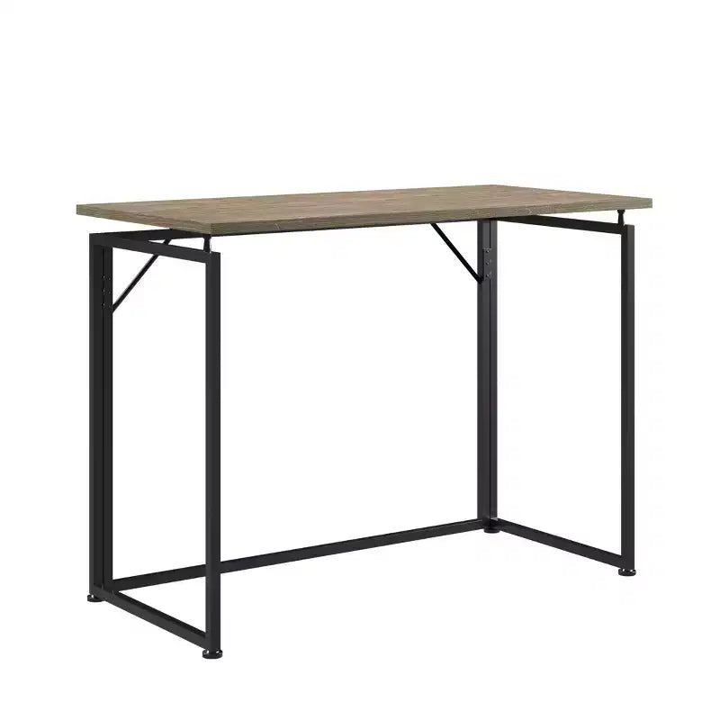 39IN Space-Saving Computer Desk, Home Office Desks with Metal Legs, Standing Desk for Living Room, Reading Room, Study