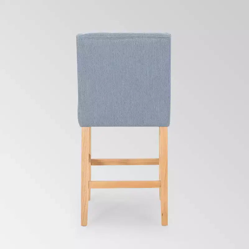 Set of 2 Landria Button Tufted Wingback Counter Height Barstools