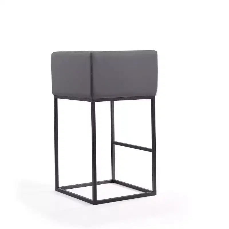 Lot de 3 tabourets de bar rembourrés en métal – Manhattan Comfort