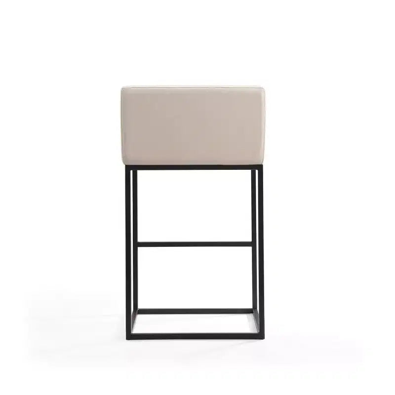 Lot de 3 tabourets de bar rembourrés en métal – Manhattan Comfort