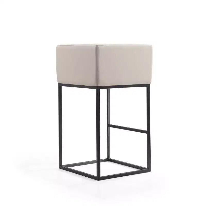 Lot de 3 tabourets de bar rembourrés en métal – Manhattan Comfort